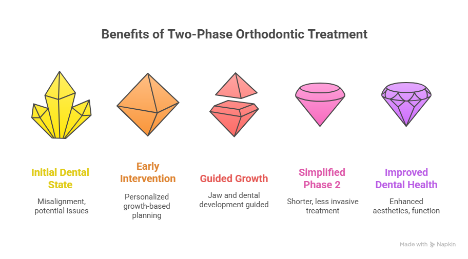Orthodontic treatment phases